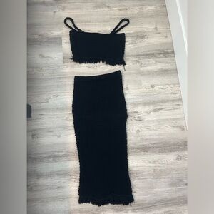 Aqua 2 Piece Crochet set